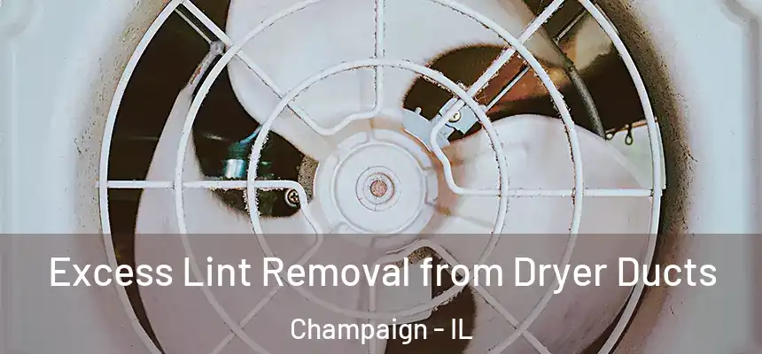 Excess Lint Removal from Dryer Ducts Champaign - IL